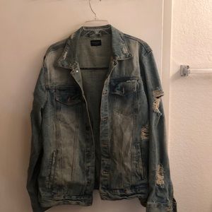 Request men’s jean jacket .